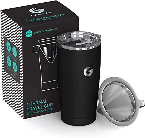 20-Oz Coffee Gator Vacuum Insulated Stainless Steel Travel Tumbler (Black) $12.83 + Free Shipping w/ Prime or on $25+
