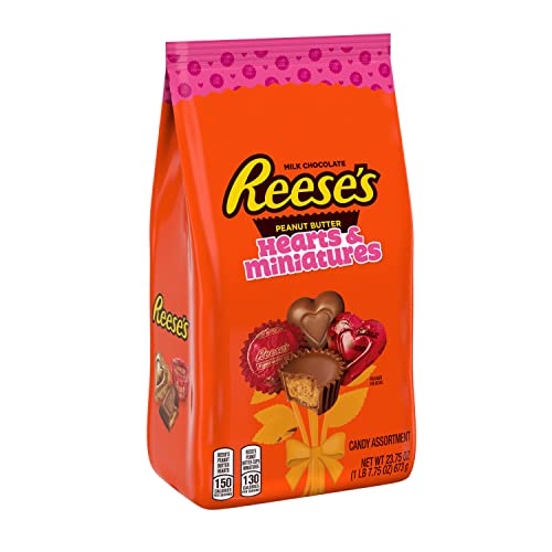 23.75-oz Reese's Miniatures & Hearts Milk Chocolate Peanut Butter Valentine's Day Candy $9.07 + Free Shipping w/ Prime or on $25+