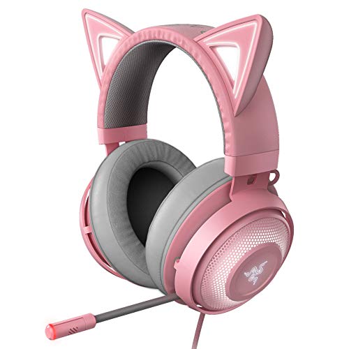 Razer Kraken Kitty RGB USB Gaming Headset w/ Retractable Active Noise Cancelling Mic (Quartz Pink) $98 + Free Shipping
