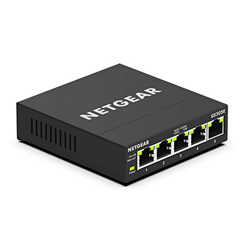 Netgear 5-Port Gigabit Ethernet Plus Switch (GS305E) $15 + Free Shipping w/ Prime or on $25+