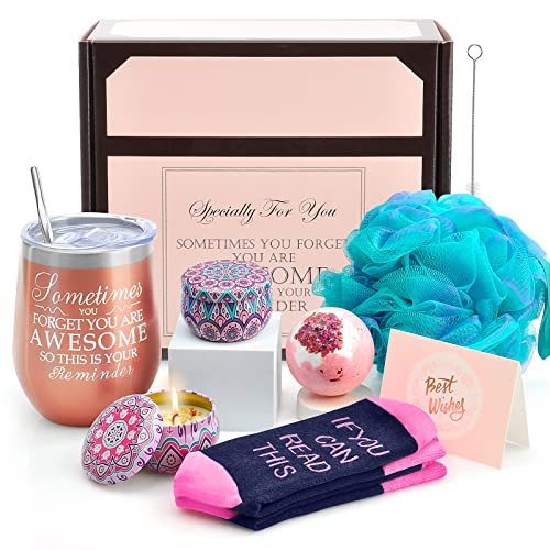 8-Item Gift Box Set, Including 12-Ounce Insulated Tumbler, Scented Candle, Bath Bomb & More $16.90 + Free Shipping w/ Prime or on $25+