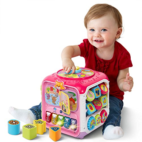 VTech Sort & Discovery Activity Cube (Pink) $24.15 + Free Shipping w/ Prime or on $25+