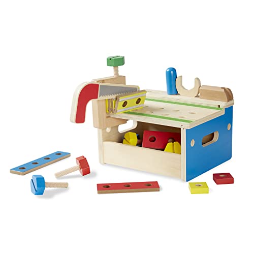 **Price Drop** 32-Piece Melissa & Doug Wooden Hammer & Saw Tool Bench Building Set $20.88 + Free Shipping w/ Prime or on $25+