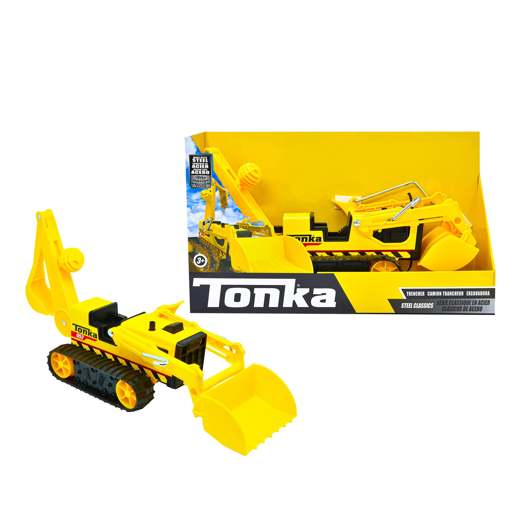 16.25" Tonka Steel Classics Toy Trencher $6.60 + Free Shipping w/ Prime or on $25+