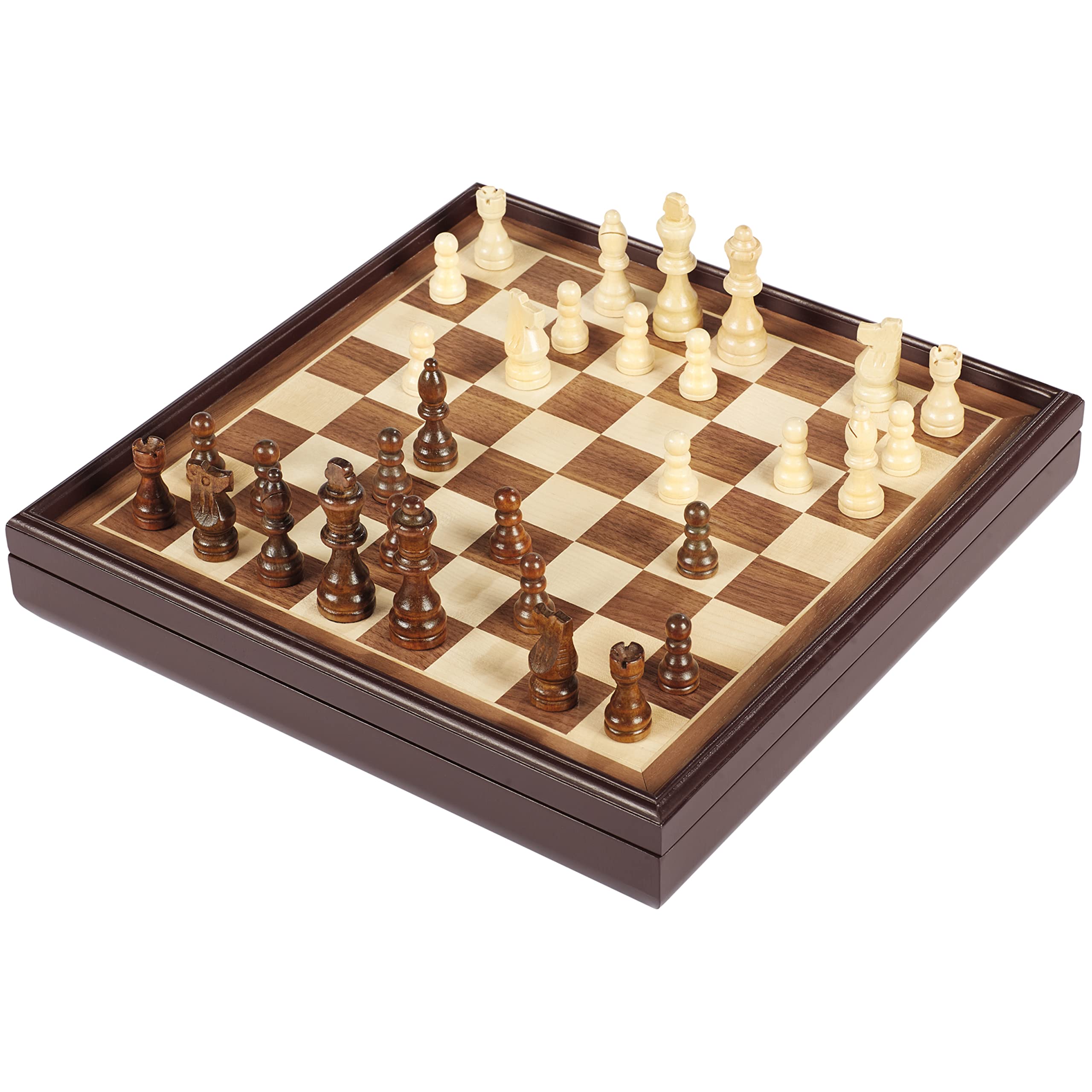 Spin Master Cardinal Legacy Deluxe Chess & Checkers Set w/ Folding Board & Solid Wood Playing Pieces $13 + Free Shipping w/ Prime or on $25+