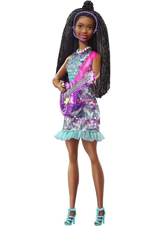 11.5" Barbie Big City, Big Dreams Singing Doll w/ Music, Light, Guitar & Accessories (Brooklyn) $8.90 + Free Shipping w/ Prime or on $35+