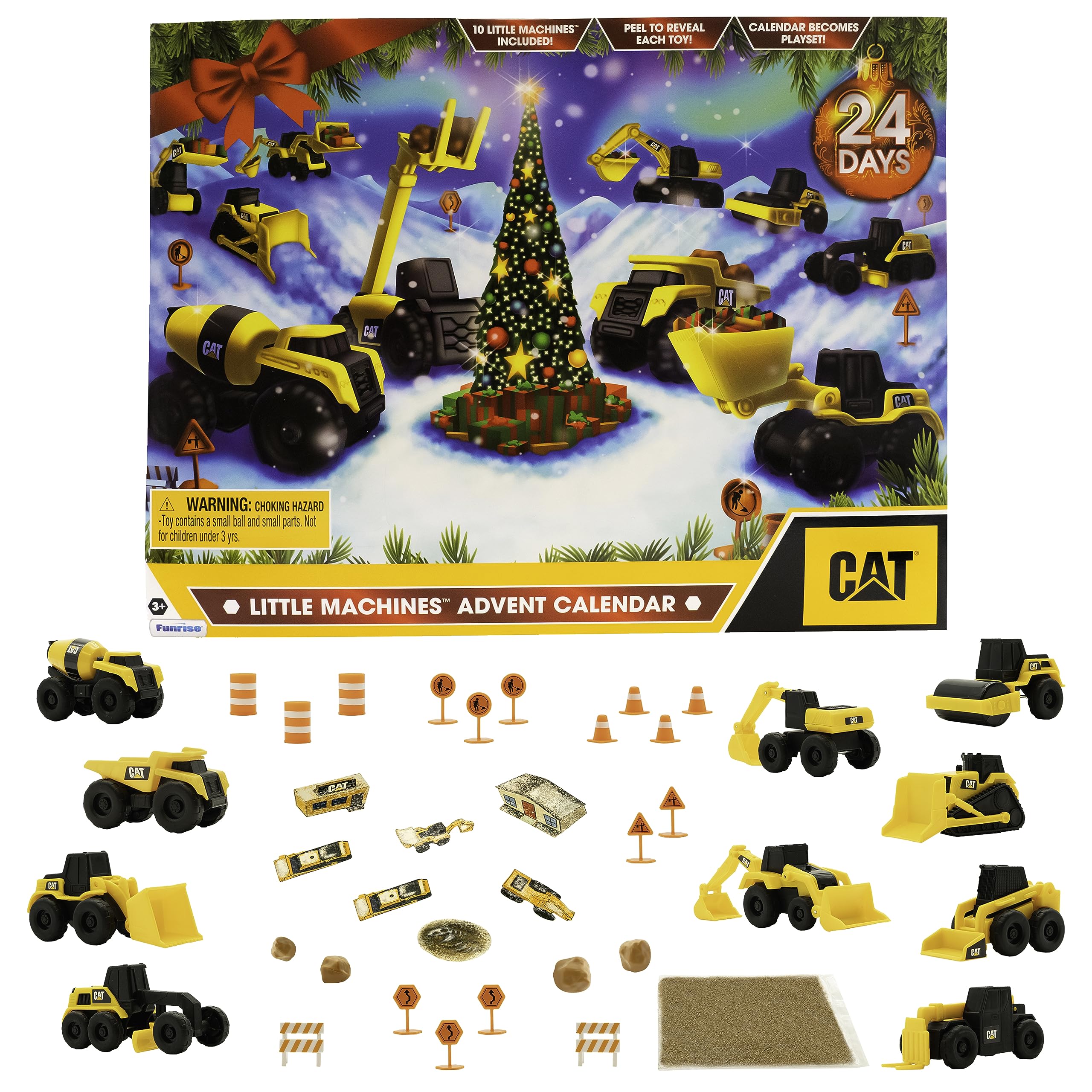 CatToysOfficial CAT Little Machines Construction Vehicles Advent Calendar $14.50 + Free Shipping w/ Prime or on $35+