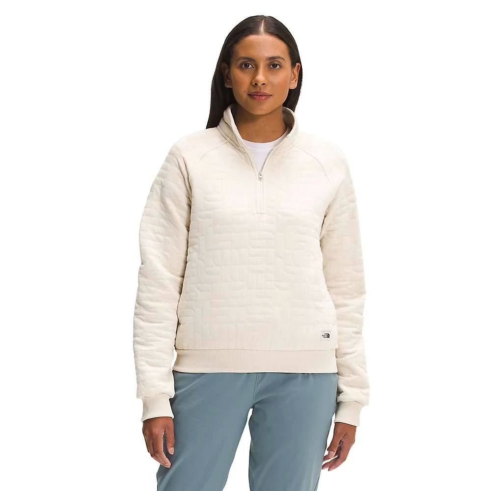 The North Face Women's Longs Peak Quilted 1/4-Zip Pullover (White, Black or Grey) $52.50 + Free Shipping