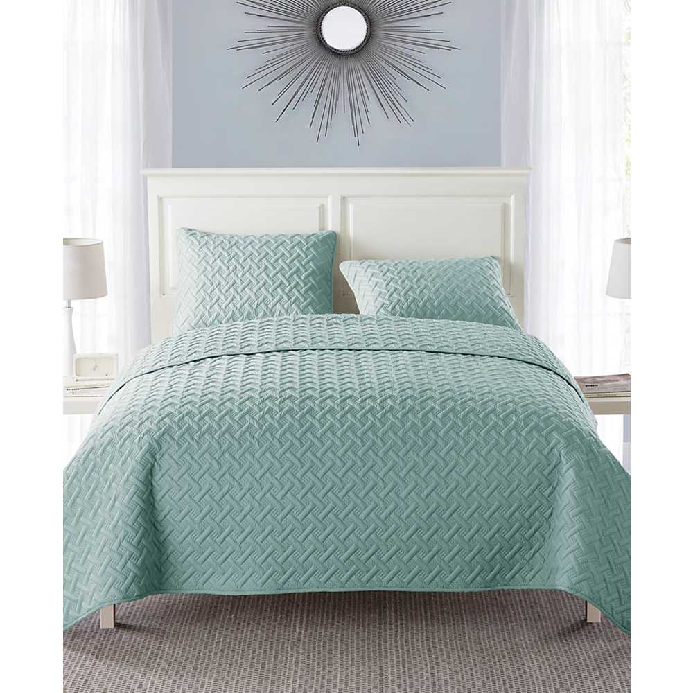 VCNY Home Embossed Quilt Sets: Nina 2-Piece Twin (Blue) $12, Caroline 3-Piece King (Grey) $23 & More + Free Store Pick Up at Macy's or Free S/H on $25+