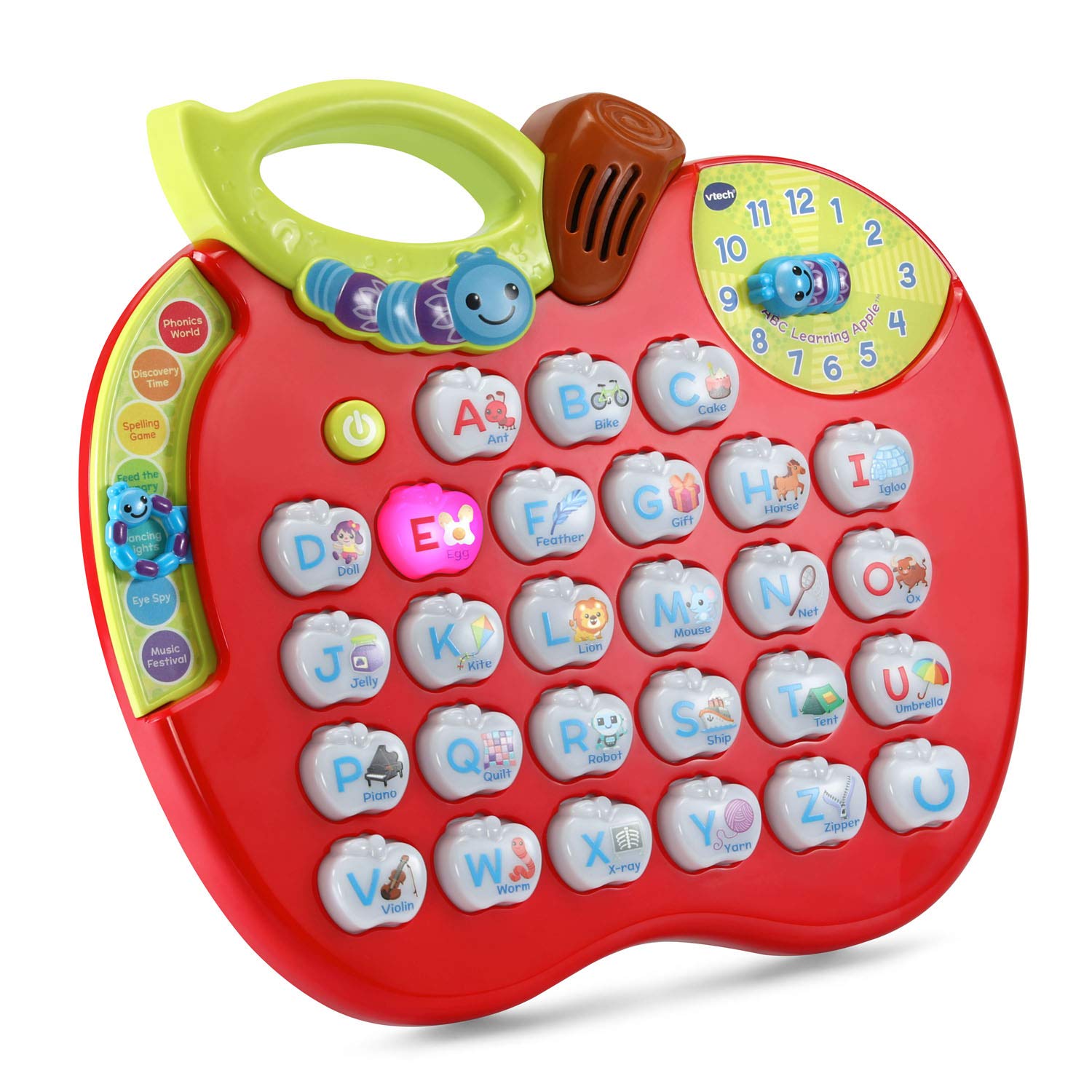 VTech ABC Learning Interactive Apple w/ Lights & Sounds (Red) $15.89 + Free Shipping w/ Prime or on $35+