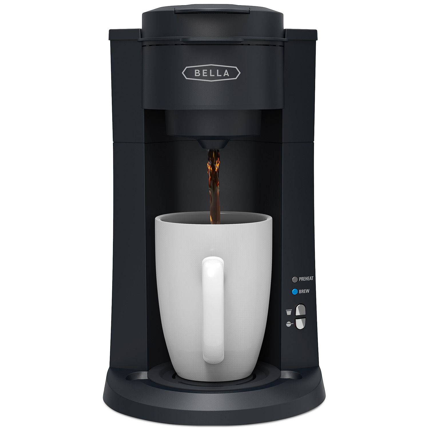 15-Ounce Bella Dual Brew Single Serve Coffee Maker w/ Auto Shutoff (2 colors) $27.95 + Free Shipping