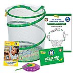 Insect Lore Butterfly Growing Habitat &amp; Kit w/ Voucher to Redeem 5 Caterpillars $19 + Free Shipping w/ Prime or on $25+