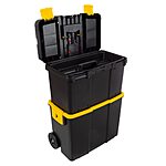 2-in-1 Stalwart Stackable Portable Tool Box w/ Wheels $34.24 + Free Shipping w/ Prime or on $35+