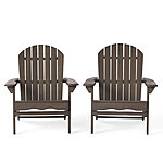 2-Pack Beachcrest Home Woking Solid Wood Folding Adirondack Chair (Gray) $116 &amp; More + Free Shipping