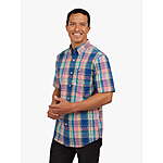 Chaps Men's Short-Sleeve CVC Woven Shirt (various, S-L) $11 + Free S&amp;H w/ Walmart+ or on $35+