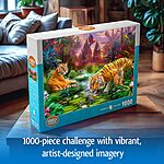 1000-pc Wonder Forge Tiger Family Jigsaw Puzzle $5.66 + Free Shipping w/ Prime or on $35+