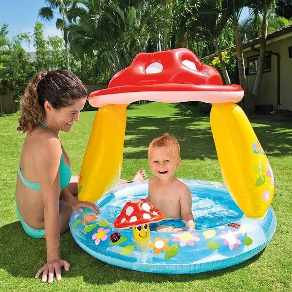 Intex Kids' Inflatable Mushroom Swimming Pool $9.60 + Free Shipping w/ Prime