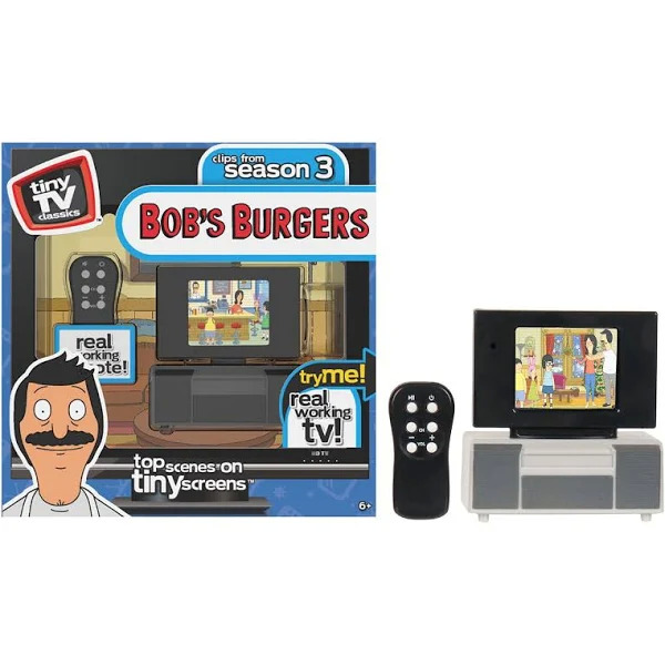 Tiny TV Classics Bob's Burgers Edition Collectible Toy $5.49 + Free S&H w/ Walmart+ or $35+