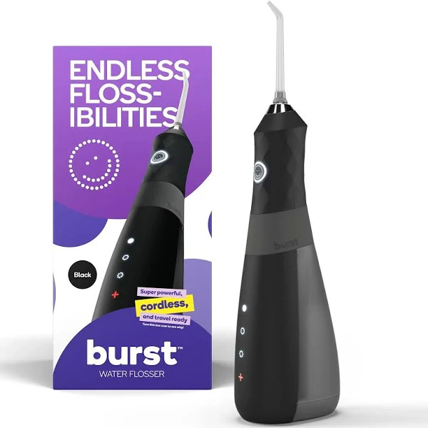 Burst Cordless Water Flosser w/ Classic Tip (Black) $28 + Free S&H w/ Walmart+ or on $35+
