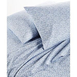 4-Pc Home Design Easy Care Microfiber Sheet Set (various printed or solid, all sizes) $19 + Free Store Pick Up at Macy's or Free S/H on $25+
