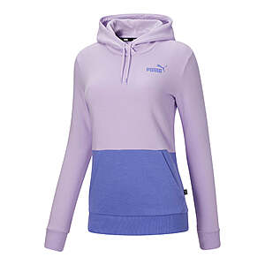 Puma Women's Essential Colorblock Hoodie (Purple) $12.95 + Free Shipping