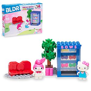 120-pc Jazwares, LLC Hello Kitty & Friends Bow Vending Machine Building Set $7.99 + Free Shipping w/ Prime or on $35+ $7.97