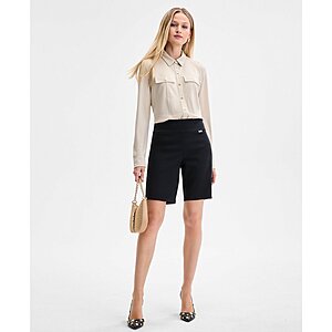I.N.C. International Concepts Women's Pull-On Bermuda Shorts (various) $16 + Free Pickup at Macy's or Free Shipping on $25+
