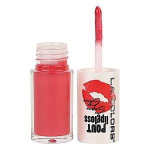 2-pack L.A. Colors Pout Shiny Lipgloss (Juicy) $4 + Free Shipping w/ Prime or on $35+