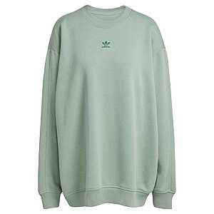 adidas Women's Essentials Fleece Long Oversized Crew Sweatshirt (Silver Green) $13.20 + Free Shipping