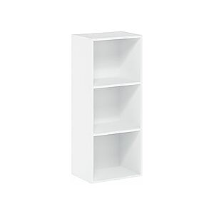 3-Tier Furinno Luder Bookcase (White) $15.99 + Free Shipping w/ Prime