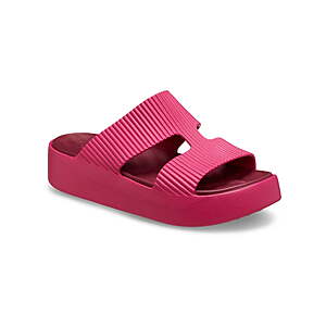 Crocs Women's Getaway Groove Platform H-Strap Sandal (Dragon Fruit) $19.99 + Free S&H w/ Walmart+ or on $35+