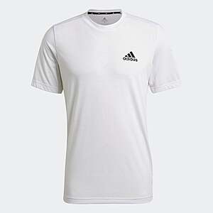 adidas Men's Aeroready Designed To Move Feelready Sport Tee (White/Black) .50 + Free Shipping