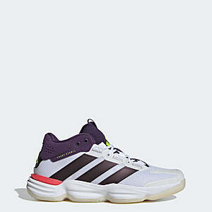 adidas Men's Court Stabil Indoor Basketball Shoes (Cloud White or Lucid Lemon)  + Free Shipping