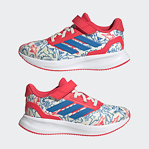 adidas Kids' Runfalcon 5 Dino Shoes (Off White/Bright Royal/Semi Lucid Red) .25 + Free Shipping