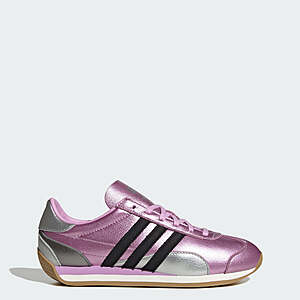 adidas Women's Country OG Shoes (Bliss Lilac/Silver Metallic) $40 + Free Shipping