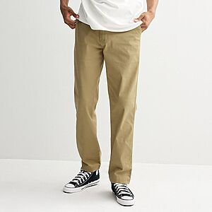 Hallstatt Men's Stretch Comfort Twill Pants (British Khaki, Gargoyle, Twill) $10.79 + Free Store Pickup at Kohl's or Free Shipping on $49+