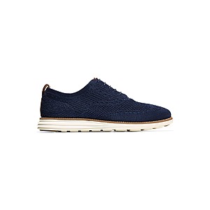 Cole Haan Men's Original Grand Shortwing Oxford Shoes (Navy/Ivory) $53.98 + Free Shipping on $89+