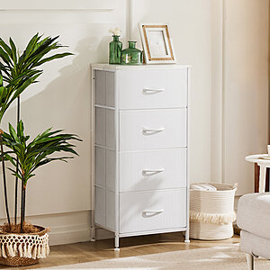 4-Drawer Latitude Run Enegess Storage Chest (Gray or White) $40.99 + Free Shipping