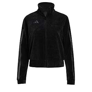 adidas Women's Tiro Velour Track Top (Black) $18 + Free Shipping