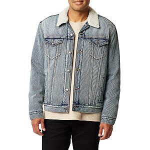 Levi Strauss Signature Men's Faux Shearling Trucker Jacket (Spectre, Select Sizes) .50