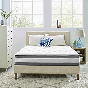 10.5" Wayfair Sleep Plush Cooling Gel Hybrid Mattress (Twin) $129.99 & More + Free Shipping