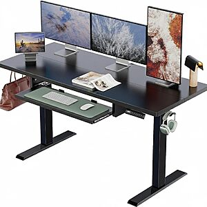 55" x 24" Marsail Electric Adjustable Height Standing Desk $71.20 + Free Shipping