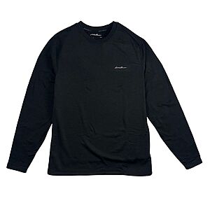 Eddie Bauer Men's Heavyweight Mini Grid Fleece Crew Top (3 Colors) $10 + Free S/H on $50+
