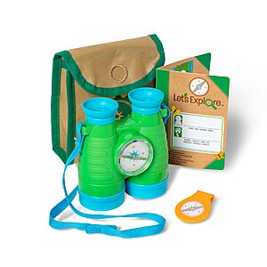 Melissa & Doug Let's Explore Binoculars & Compass Play Set $7.40 
