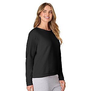 Hanes Women's Ecosmart Fleece Crewneck Sweatshirt (3 colors) $4.90