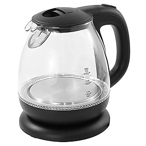 1L Elite Cuisine Electric Glass Water Kettle $15.11 & More + Free Store Pickup at Macy's or Free S/H on $35+