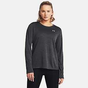 Under Armour Women's UA Tech Long Sleeve Shirt (Black or White) $8.53 + Free Shipping on $50+