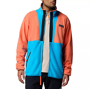 Columbia Men's Backbowl Full Zip Fleece Jacket (Zing/Compassblue/Black) $42.47 + Free Shipping on $49+