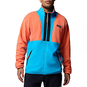 Columbia Men's Backbowl Full Zip Fleece Jacket (Zing/Compass Blue/Black) $29.98 + Free Shipping on $49+