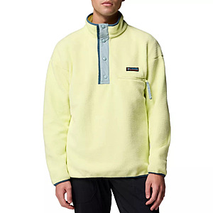 Columbia Men's Helvetia II Half Snap Fleece Pullover (Citron Haze) $35.67, More + Free Shipping on $49+